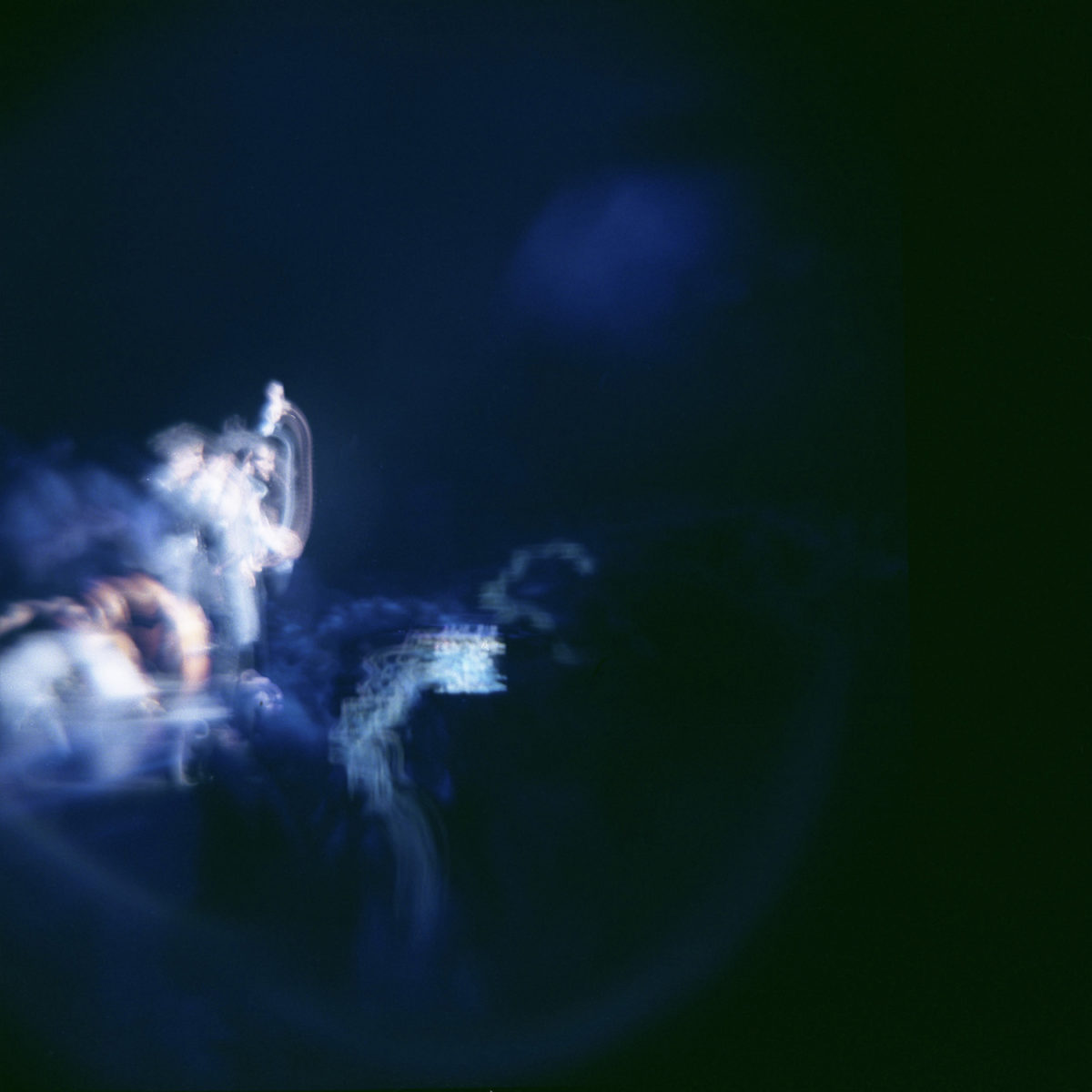 Blue analog album cover artwork for Ambo by frise lumière