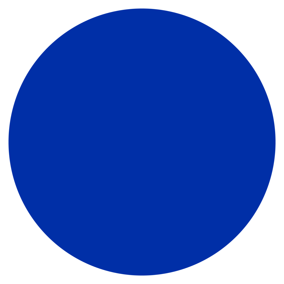 Blue circle logo of frise lumière