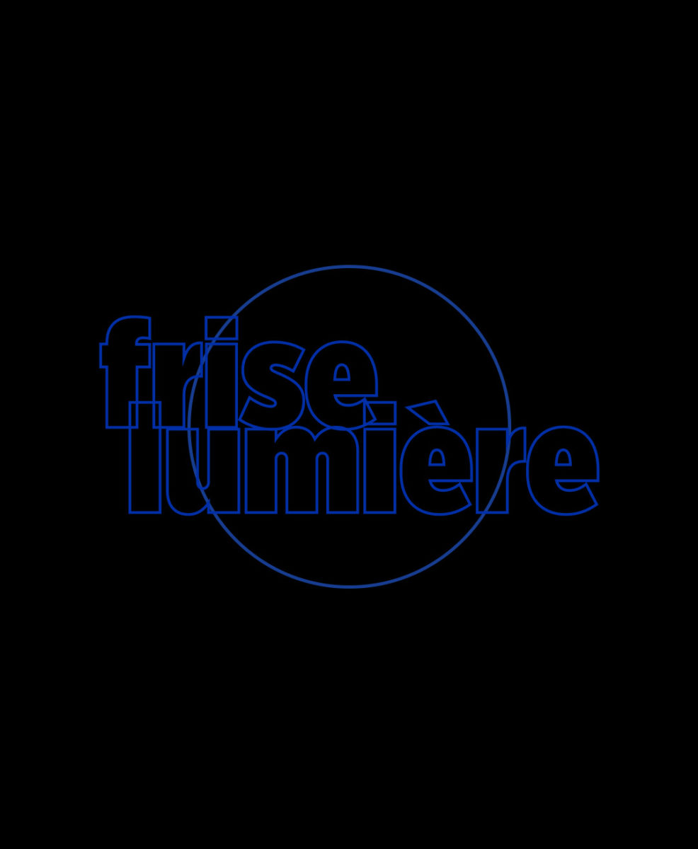 frise lumière blue outline logo